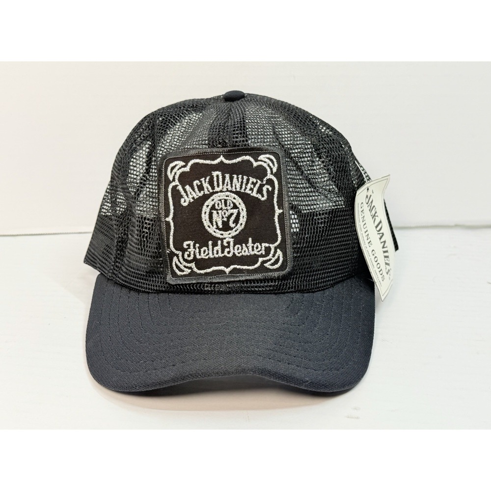 Vintage Jack Daniel's Field Tester Mesh Trucker Hat USA Large NWT 1988 Tag